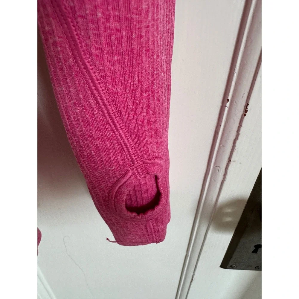 Lululemon Swiftly Tech Pink Long Sleeve top size 2
